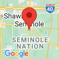 Map of Seminole, OK US